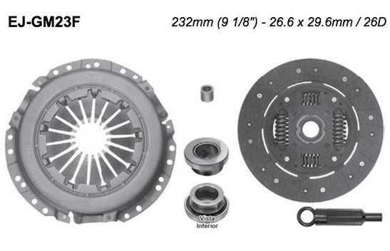 CLUTCH CHEVROLET BLAZER V6 3.1L 99/03    CODIGO EJ-GM23F