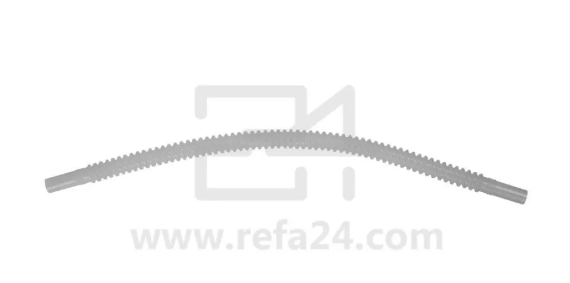 MANGUERA BOMBA DE GASOLINA ACORDEON 18 CM BLANCA     CODIGO 92030