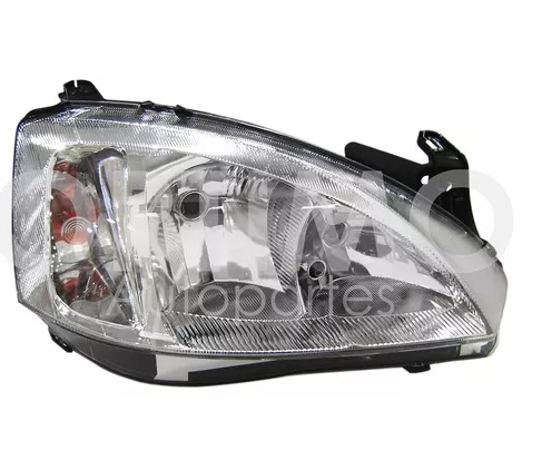 FARO CHEVROLET CORSA 03/08 DERECHO FONDO CROMADO CUARTO LISO 4 Y 5 PTA    CODIGO FFNC0221