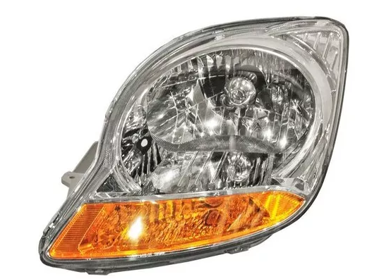 FARO CHEVROLET MATIZ 06/14  PONTIAC G2 IZQUIERDO  FONDO CROMADO CON CUARTO AMBAR     CODIGO FFNG0112