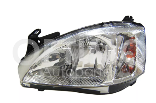 FARO CHEVROLET CORSA 03/08 TORNADO 04/11  IZQUIERDO CROMADO CUARTO LISO    CODIGO FFNC0222