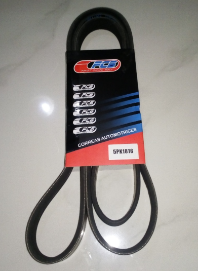 BANDA ACCESORIOS CHEVROLET CORSA C/AIRE TORNADO MERIVA DH AIRE ACONDICIONADO  5PK1816     CODIGO 5K715MX