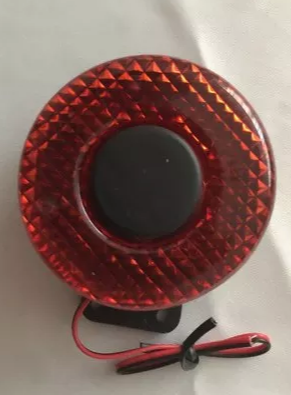 ALARMA REVERSA UNIVERSAL 12V  REDONDA CON LUZ  S-408      CODIGO 06035