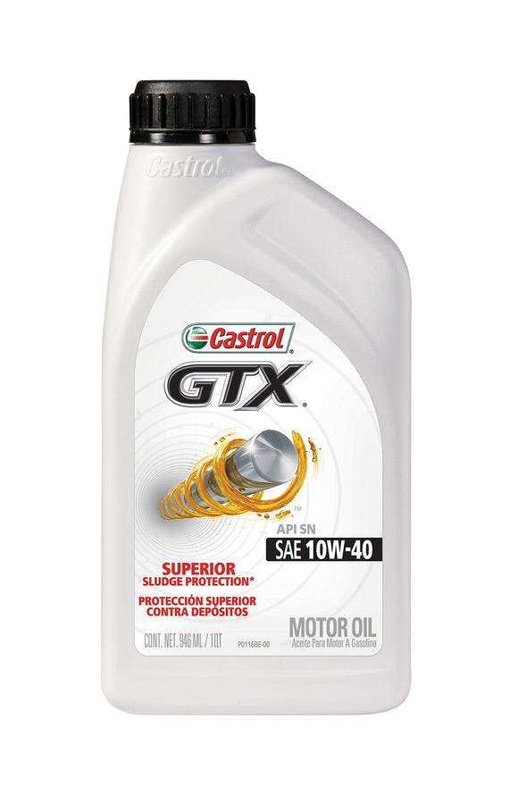 ACEITE MOTOR   10W40 LITRO GTX CASTROL 946ML  CODIGO ACA-06149