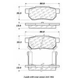 BALATAS HONDA  FIT CIVIC CRX  ACURA   TRASERAS 09/13  CODIGO D374