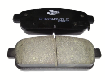 BALATAS CHEVROLET CRUZE TRASERA 10/12     8668-D1468  CERAMICA     CODIGO SPC-84X6-Z-F370