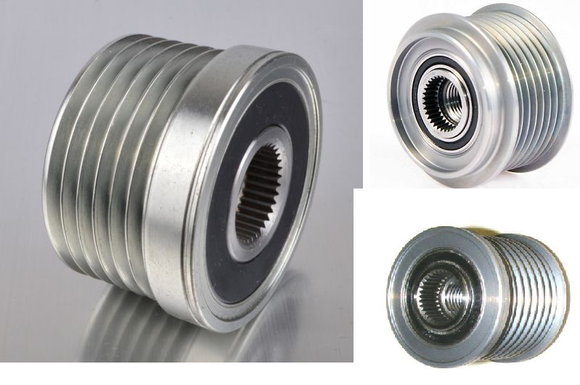 POLEA ALTERNADOR DE CLUTCH 6 RANURAS BOSCH BMW POLTEK 236528   23254 CODIGO F-236528