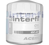 FILTRO ACEITE AFINACION  FORD FIESTA  MONDEO  CORTO.  OF-43     CODIGO V-195