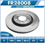DISCO RUEDA VW JETTA   DELANTERO    CODIGO FR28008