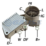 REGULADOR ALTERNADOR DENSO HONDA ACCORD CIVIC 4 PIN  IN224       CODIGO 31657