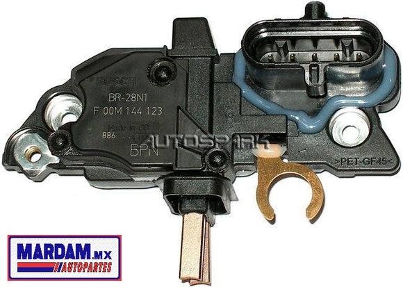 REGULADOR ALTERNADOR BOSCH MERCEDES BENZ SCANIA VOLVO 24V F00M145307  IB298      CODIGO 031220-E2