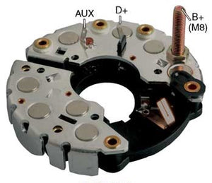 PORTA DIODO ALTERNADOR   BOSCH FORD VW  120MM  90A  IBR351   1127320700      CODIGO 26210