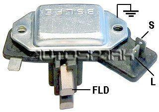 REGULADOR ALTERNADOR HITACHI NISSAN 78/86 50-60A   IH203       CODIGO IH203