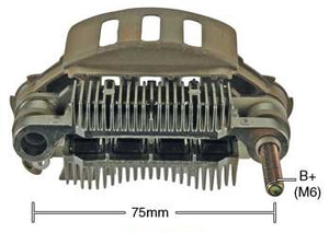 PORTA DIODO ALTERNADOR   MITSUBISHI HONDA CIVIC ACURA 12V 70A 75MM  IMR7579        CODIGO 29439