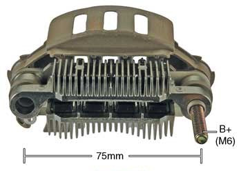 PORTA DIODO ALTERNADOR   MITSUBISHI HONDA CIVIC ACURA 12V 70A 75MM  IMR7579        CODIGO 29439