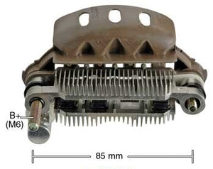 PORTA DIODO ALTERNADOR   MITSUBISHI FORD THUNDERBIRD 12V 75A  85MM   IMR8542       CODIGO 26220