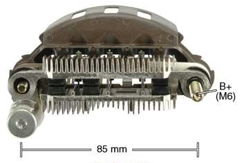 PORTA DIODO ALTERNADOR   MITSUBISHI FORD MAZDA MX6  85MM 12V 70A   IMR8546       CODIGO 2943500Y