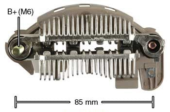 PORTA DIODO ALTERNADOR   MITSUBISHI CHRYSLER DODGE  NEON 85MM 12V 85A   IMR8568       CODIGO 26134
