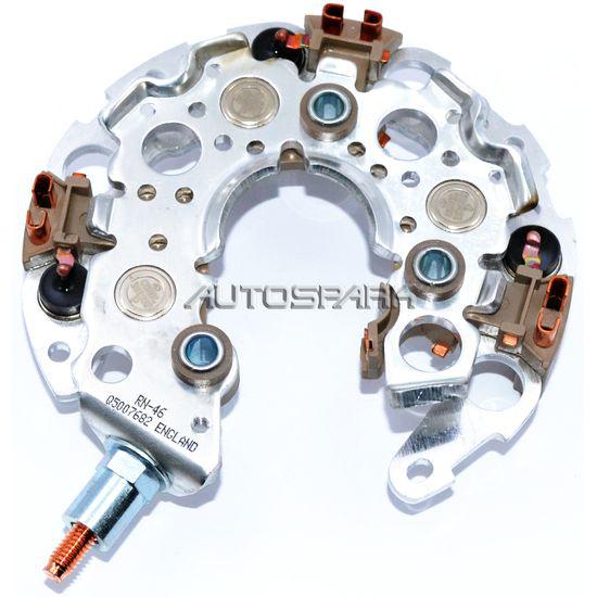 PORTA DIODO ALTERNADOR   DENSO TOYOTA RAV4 HIGHLANDER CAMRY 117MM  12V 100A  INR430       CODIGO 26112