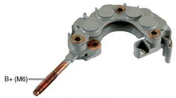 PORTA DIODO ALTERNADOR   DENSO TOYOTA JOHN DEERE  MARINO KUBOTA  83MM 12V  INR718P       CODIGO 26293