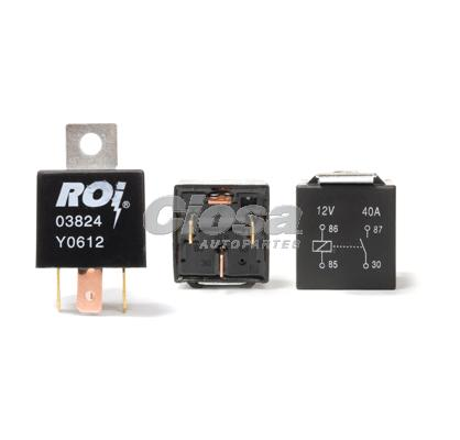 RELEVADOR  4 TERMINALES UNIVERSAL 12V 40A  CON BASE LR2111BPL      CODIGO LR2111BPL
