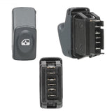 INTERRUPTOR CRISTALES NISSAN PLATINA CLIO  KANGOO 6 TERMINALES  6PIN    7700838100        CODIGO 19661