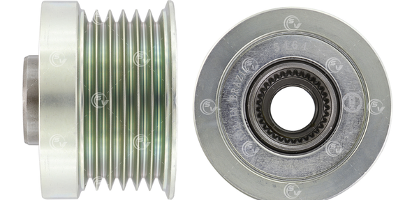 POLEA ALTERNADOR DE CLUTCH 6 RANURAS ZEN 5564  DENSO FORD FOCUS MODEO 24-82300    CODIGO P5464