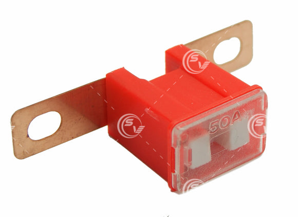 FUSIBLE  HORIZONTAL 50A ROJO      CODIGO 44D012