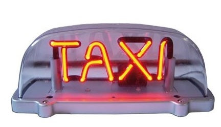COPETE TAXI LUZ NEON ROJA      CODIGO 43013