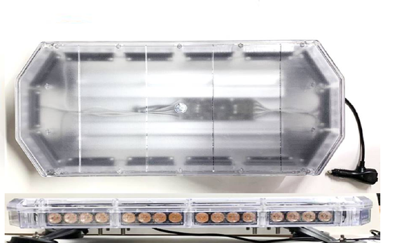 TORRETA MONTACARGAS BLANCA RECTANGULAR 12V 24V  112 LED    CODIGO TOR-LED707155