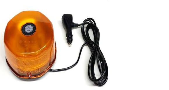 TORRETA MONTACARGAS AMBAR OCTAGONAL 12V 24V  48 LED    CODIGO TOR-LED707803C