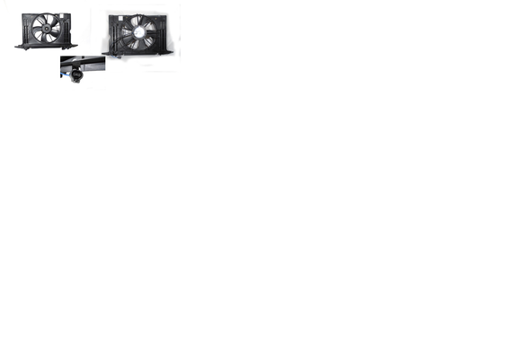 MOTOVENTILADOR TOYOTA COROLLA 12V 2TER DUAL 5 ASPAS  4CIL 1.8L  03/08   COMPLETO   CODIGO TY1602D