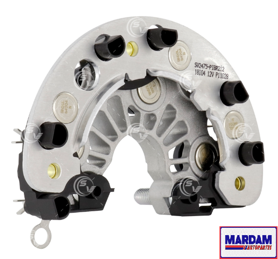 PORTA DIODO ALTERNADOR   DELCO 11SI MARINO  12V  95A   DR2295       CODIGO 32658