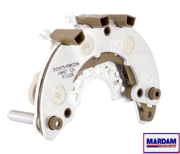 PORTA DIODO ALTERNADOR   HITACHI NISSAN PICKUP LUV ISUZU 50A IHR715   CODIGO 263983