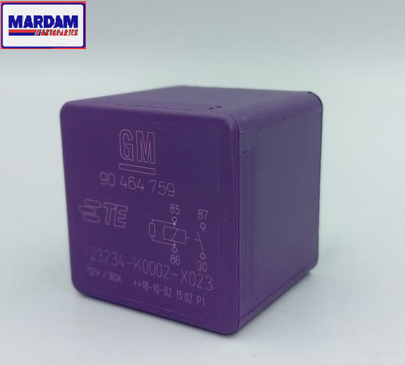 RELEVADOR  4 TERMINALES BOMBA GASOLINA CHEVROLET CHEVY CORSA ZAFIRA AVEO VECTRA  12V 30A  RY366    GM PARTS       CODIGO 90511178