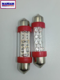 FOCO FUSIBLE LUZ INTERIOR 8 LEDS  MEDIANO ROJO      CODIGO 17124