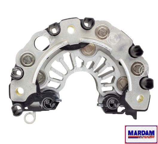 PORTA DIODO ALTERNADOR   BOSCH CHRYSLER DODGE DURANGO RAM1500 2500 3500 JEEP CHEROKEE 12V 136A IBR225   CODIGO 262598
