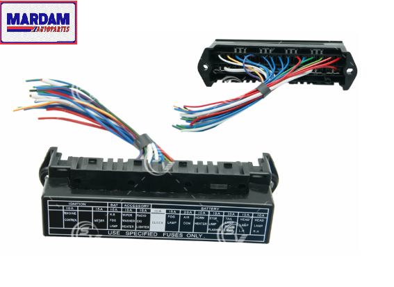 PORTA FUSIBLE 10 FUSIBLE  CAJA UNIVERSAL      CODIGO 17814