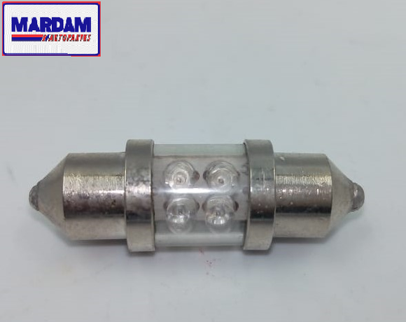 FOCO FUSIBLE LUZ INTERIOR 4 LEDS AMBAR  CHICO       CODIGO 17121