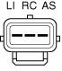 REGULADOR ALTERNADOR FORD 6G BLANCO  35-213    F601       CODIGO 31662