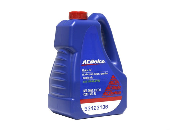 ACEITE MOTOR   15W40 GARRAFA 5 LITROS    AC DELCO        CODIGO 93423136