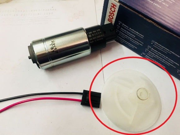 BOMBA GASOLINA CHEVY TSURU III  SOLO EL CEDAZO REDONDO    CODIGO F-14