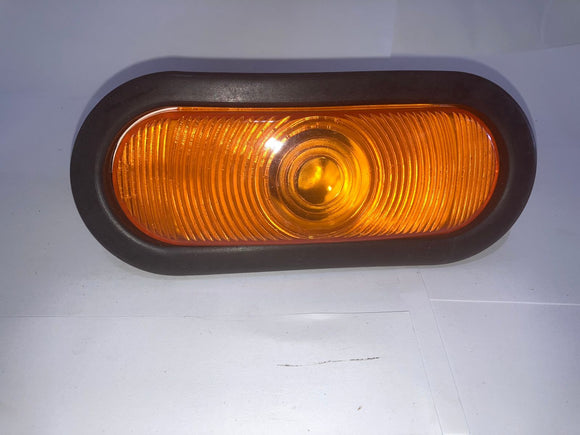 PLAFON P-81 GOMA OVALADO AMBAR     CODIGO 60032