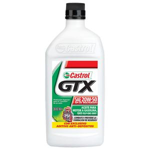 ACEITE MOTOR   20W50 LITRO  MULTIGRADO GTX  ACA-12075    CASTROL    CODIGO ACA-G1