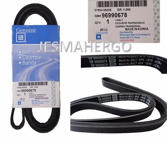 BANDA ACCESORIOS CHEVROLET OPTRA AVEO C/A D/H AUDI A4 A6 V6 2.8 3.0 2.7 PONTIAC G3 SWIFT 1.6  CAROLA     CODIGO 96990678
