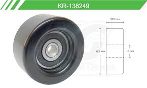 POLEA LOCA TOYOTA TACOMA HIACE      CODIGO KR138249