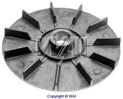 VENTILADOR ALTERNADOR DELCO 25SI, 26SI, 30SI, 33SI, 34SI, 35SI, 36SI 130A 25-110 10467133     CODIGO 25-110