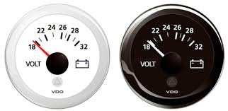 VOLTIMETRO 24/32V  TIPO VDO         CODIGO 21096