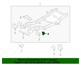 TOPE HORQUILLA CHEVROLET SILVERADO SUBURBAN SIERRA YUKON C-36 04/07     CODIGO 15835666