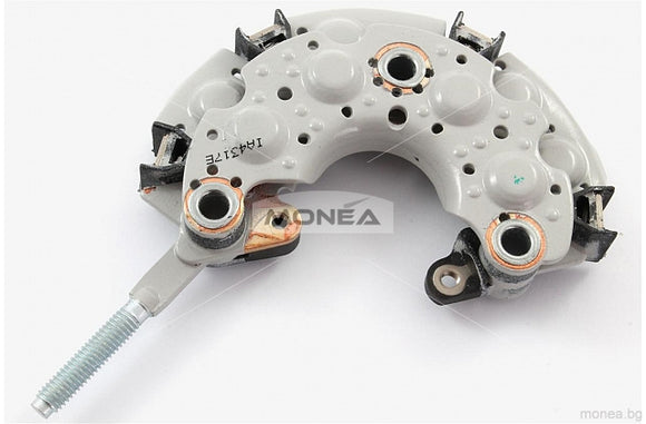 PORTA DIODO ALTERNADOR   DENSO TOYOTA HONDA ISUZU  12V/24V 80A 100MM   INR720       CODIGO 31471